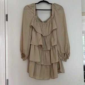 WeWoreWhat ruffle dress
